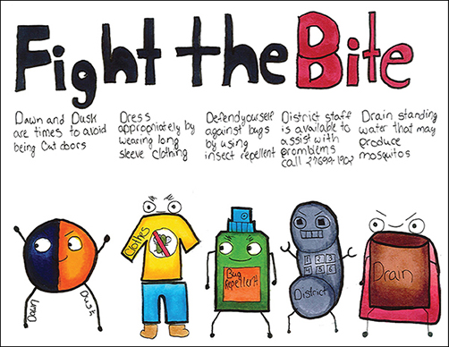 Fight the Bite Contest Winners Artwork