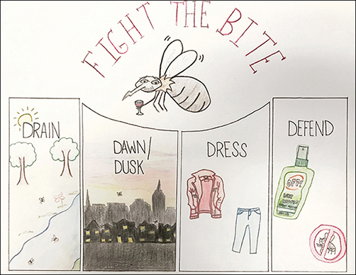 Fight the Bite Contest Winners Artwork