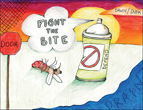 Fight the Bite Contest Winners Artwork