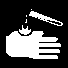 Symbol indicating corrosive liquid