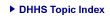 DHHS Topic Index