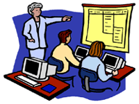 Image: Instructor and students