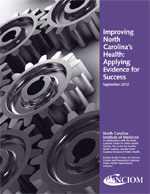 NC IOM Evidence Based Task Force Recommendations (October 2012)
